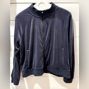 GAP FIT navy velvet jacket size XL